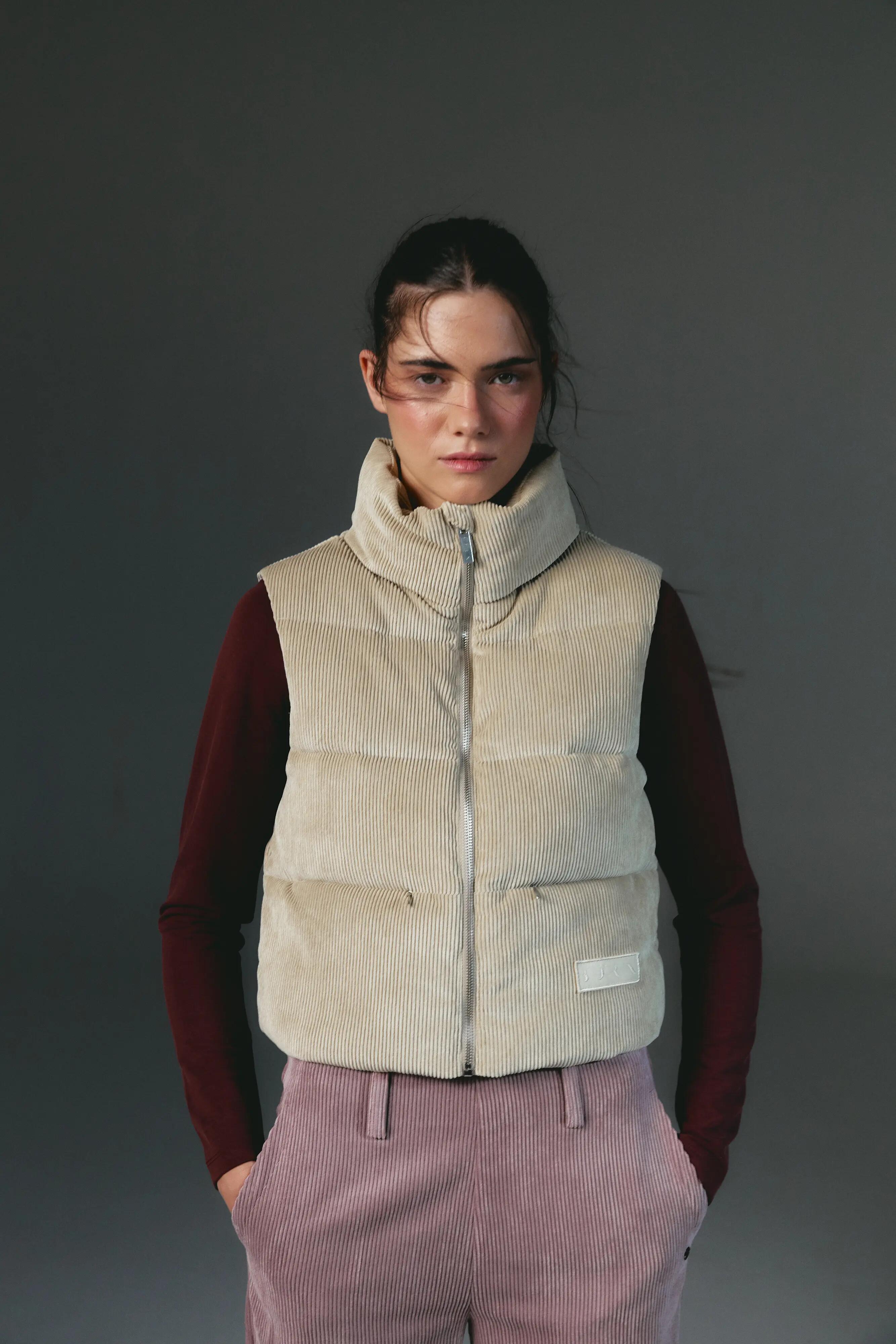 Gilet sportivo donna Noor Chiusura con zip 7/7