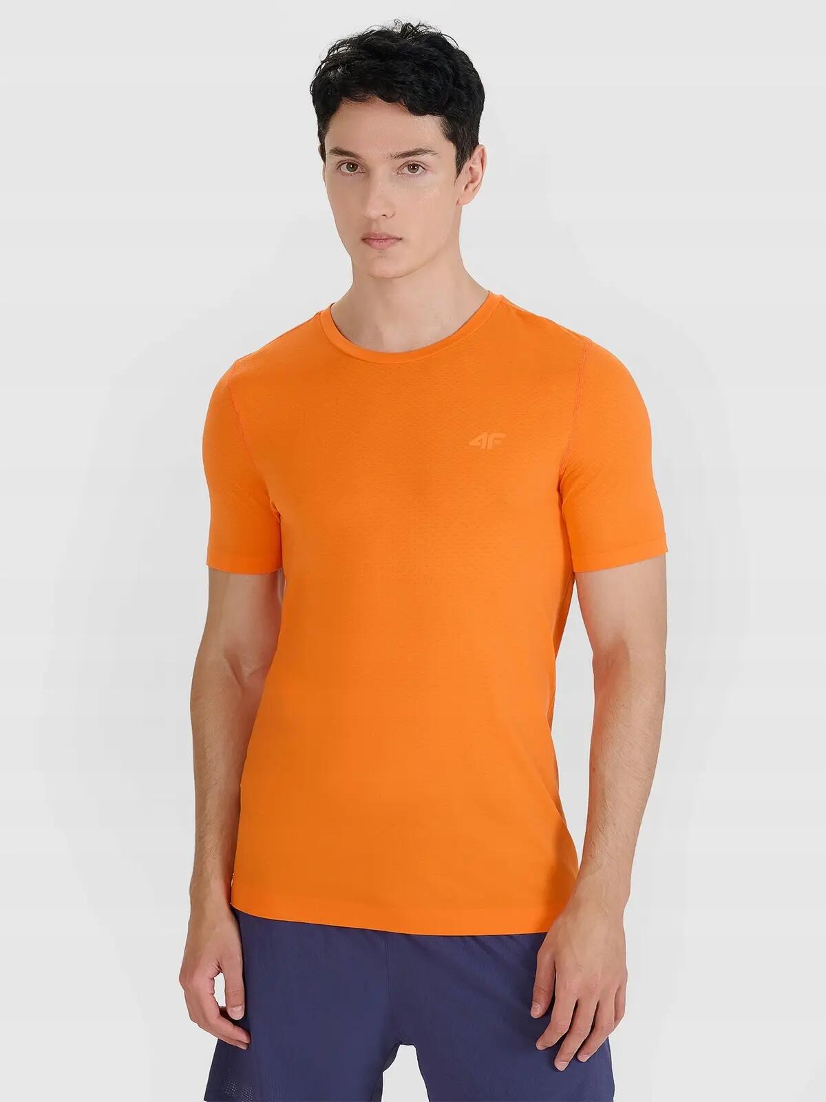 T-SHIRT MĘSKI 4F KOSZULKA DO BIEGANIA SZYBKOSCHNĄCA 1/10