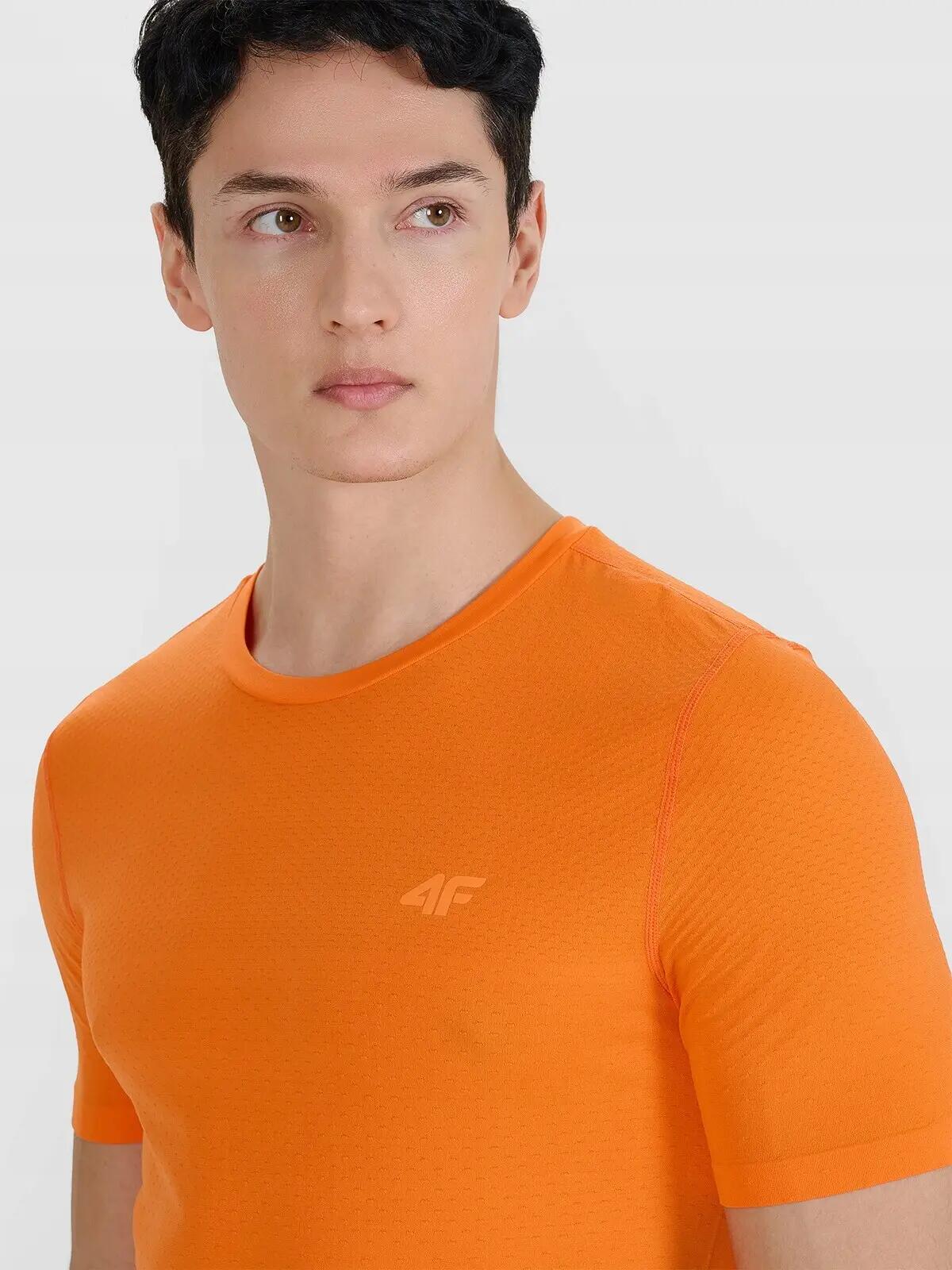 T-SHIRT MĘSKI 4F KOSZULKA DO BIEGANIA SZYBKOSCHNĄCA 4/10
