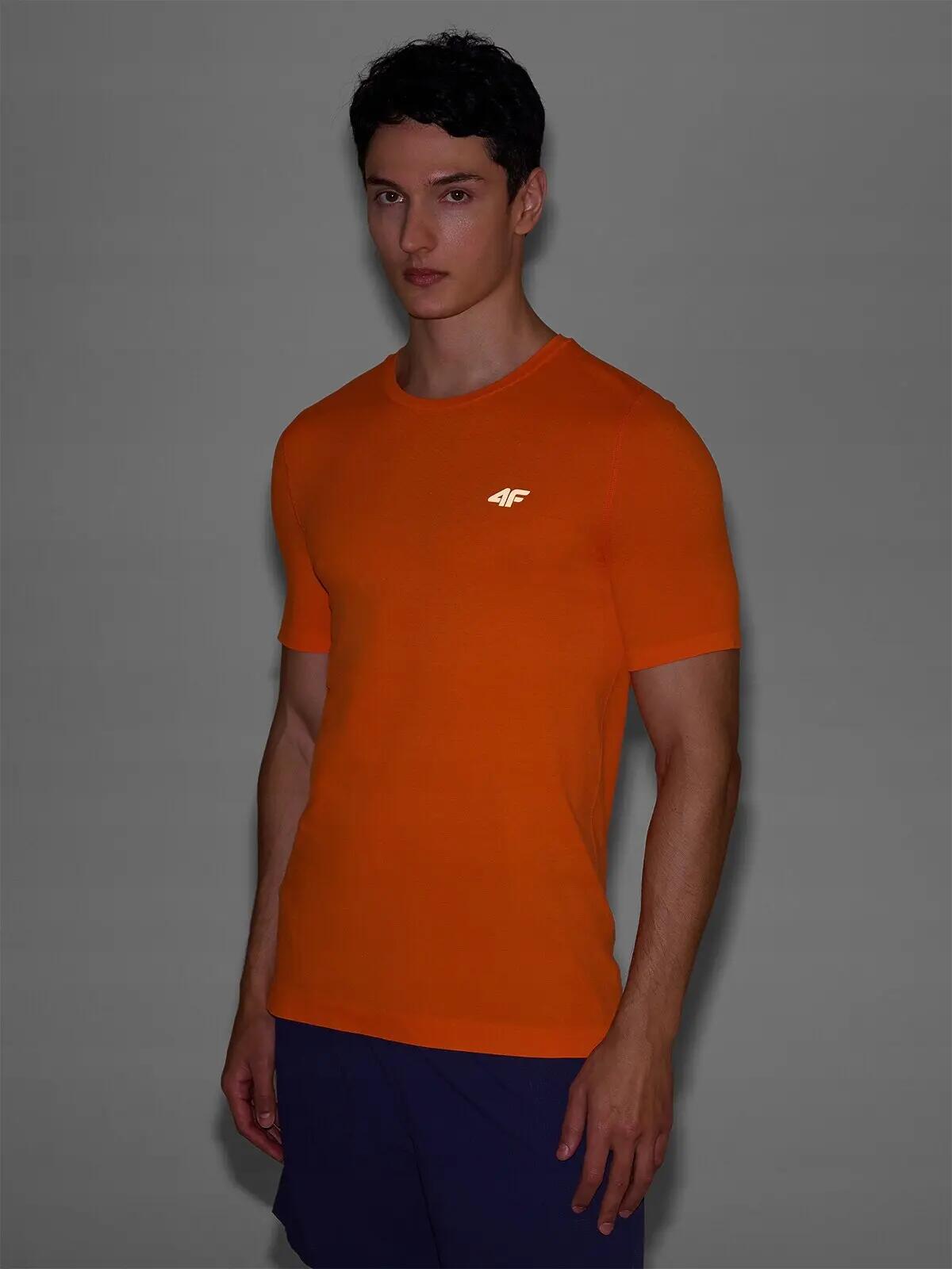 T-SHIRT MĘSKI 4F KOSZULKA DO BIEGANIA SZYBKOSCHNĄCA 2/10