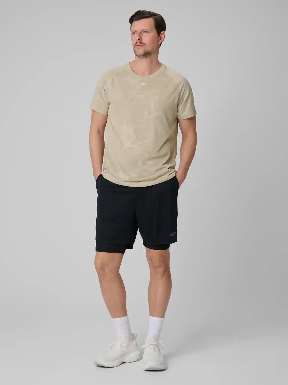 KOSZULKA ROWEROWA 4F T-SHIRT MĘSKI NA ROWER SZYBKOSCHNĄCY 7/11