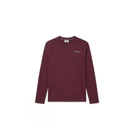 T-shirt à manches longues pour hommes coupe classique en coton