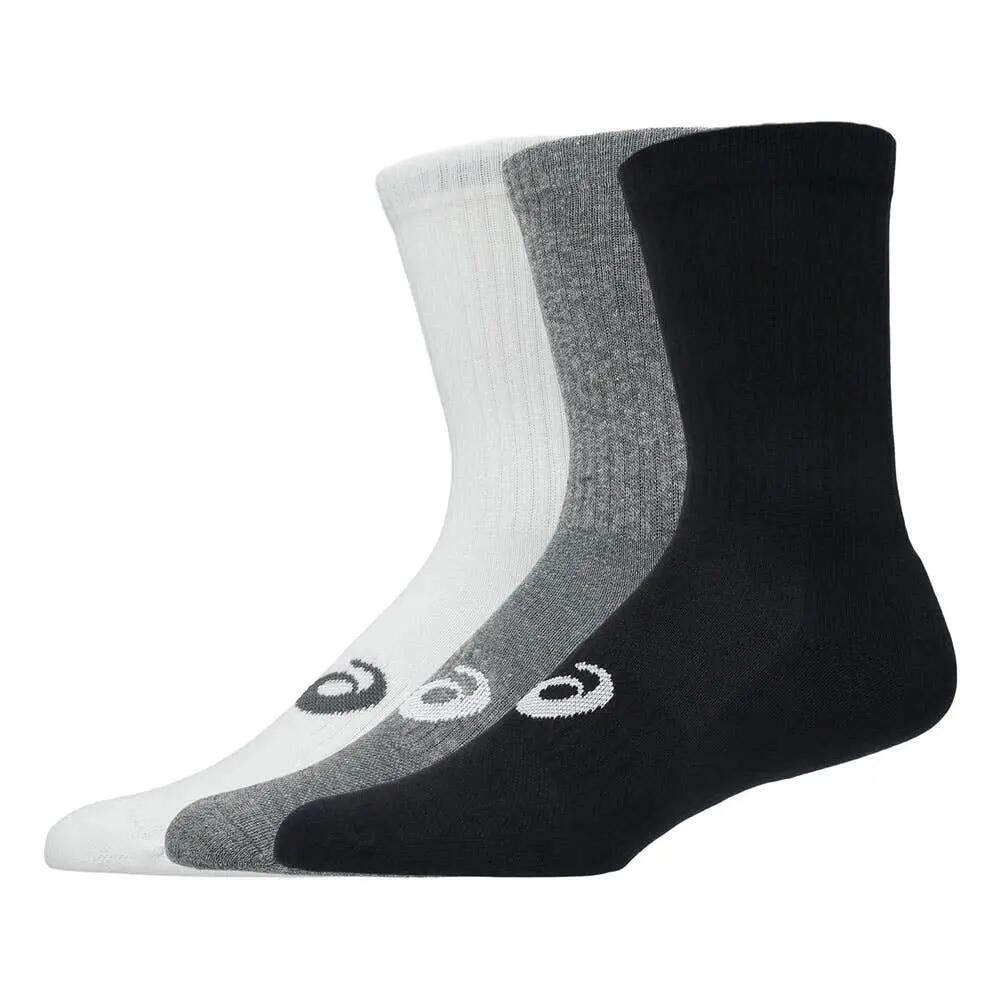 Calcetines Asics 3 Pack Crew Negro/gris/blanco 2/2