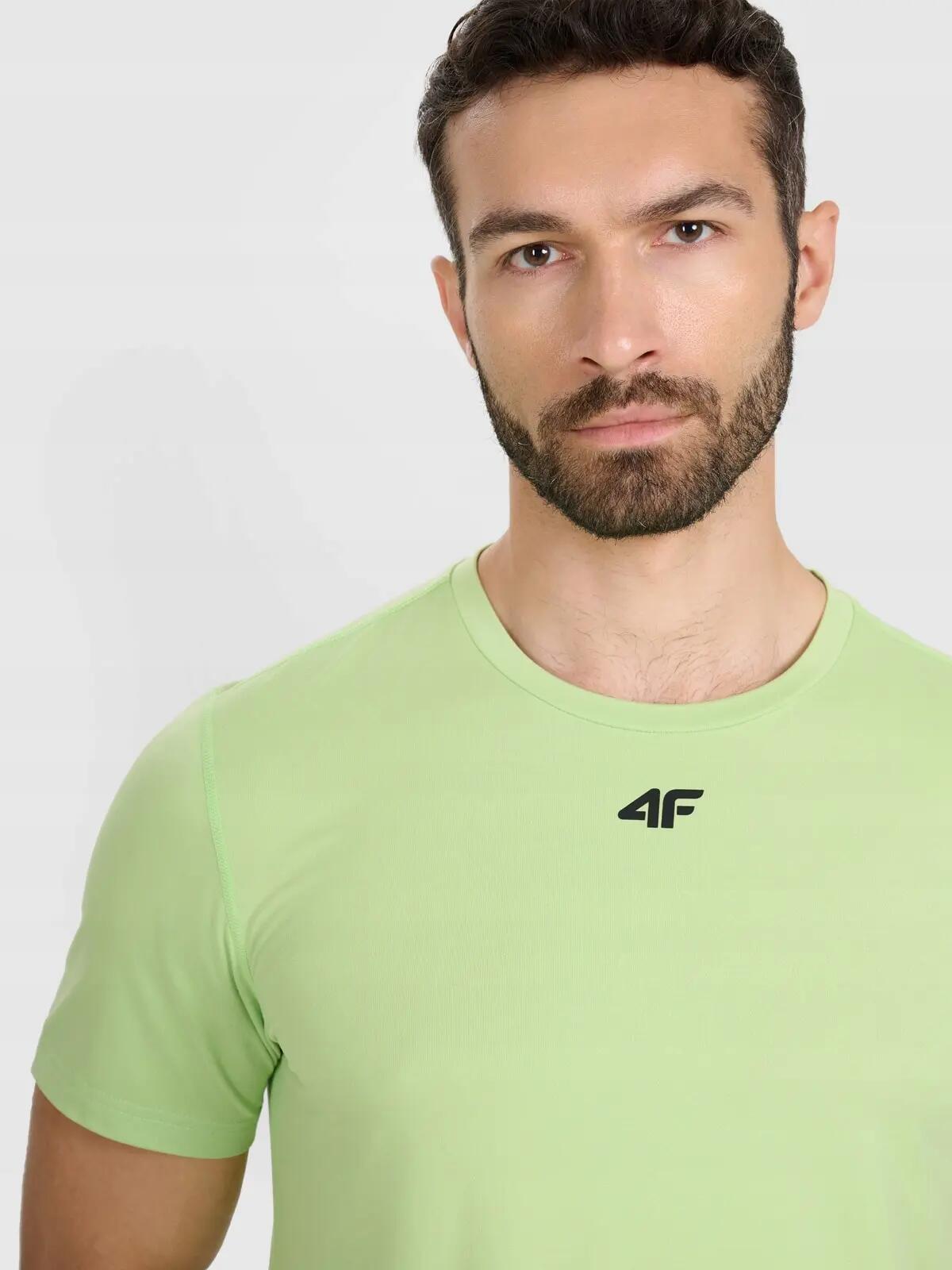 T-SHIRT TRENINGOWY MĘSKI 4F SZYBKOSCHNĄCY MULTIACTIVE 3/8