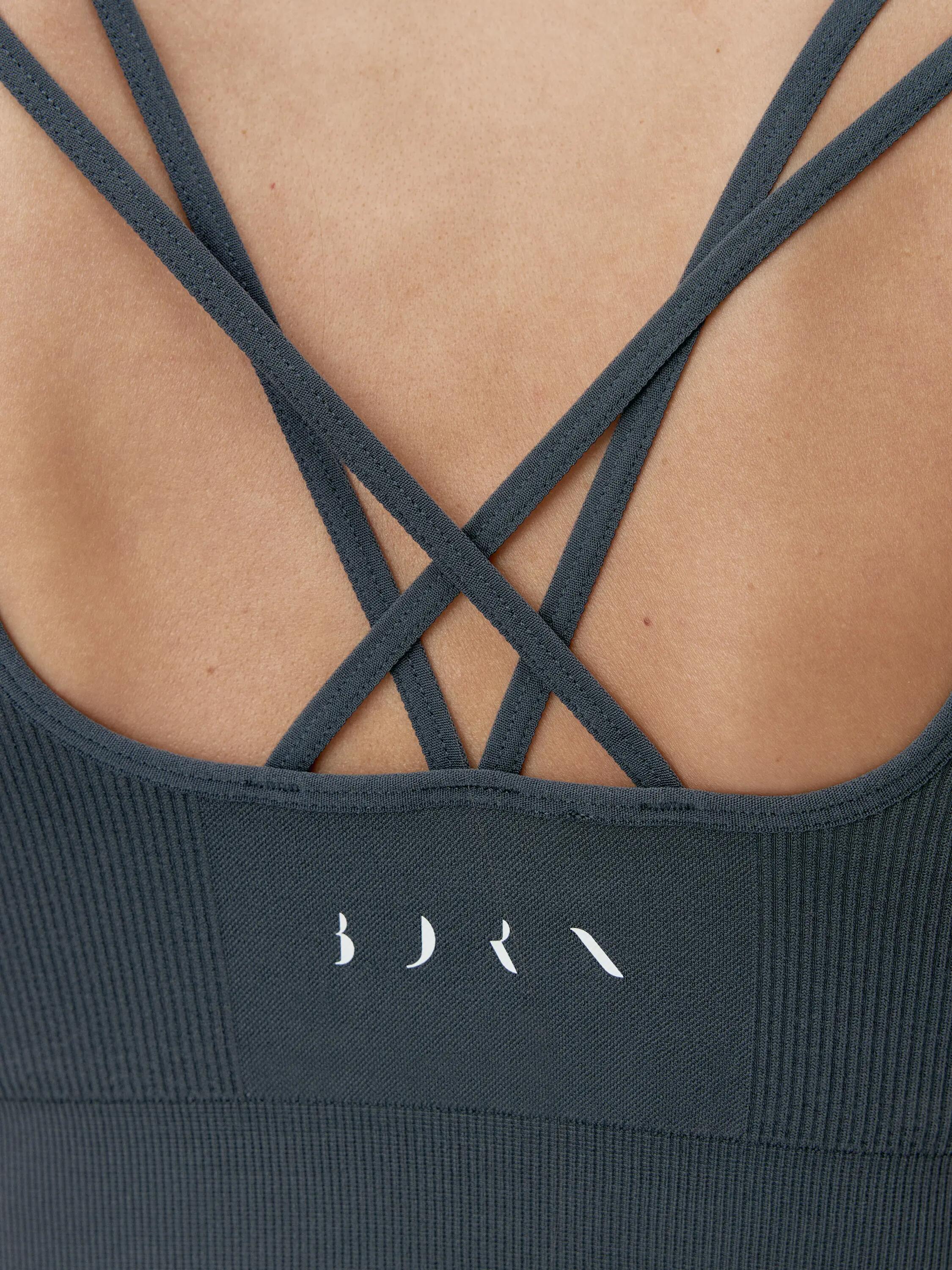 Sport-BH Damen Naisha Nahtlos mittlerer Halt Träger herausnehmbare Pads 5/9