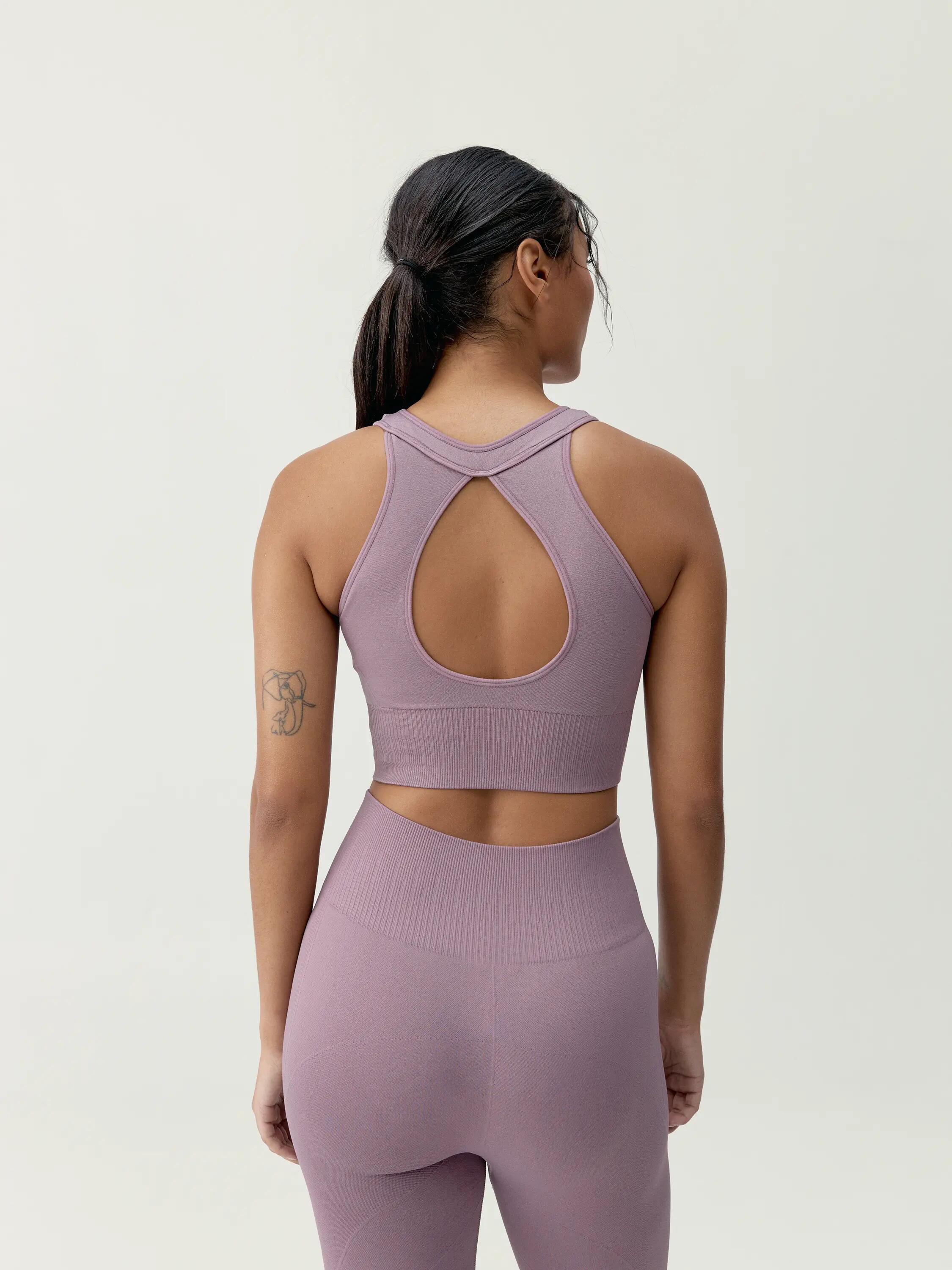 Brassière de sport femme Laia maintien moyen coussinets amovibles 2/6
