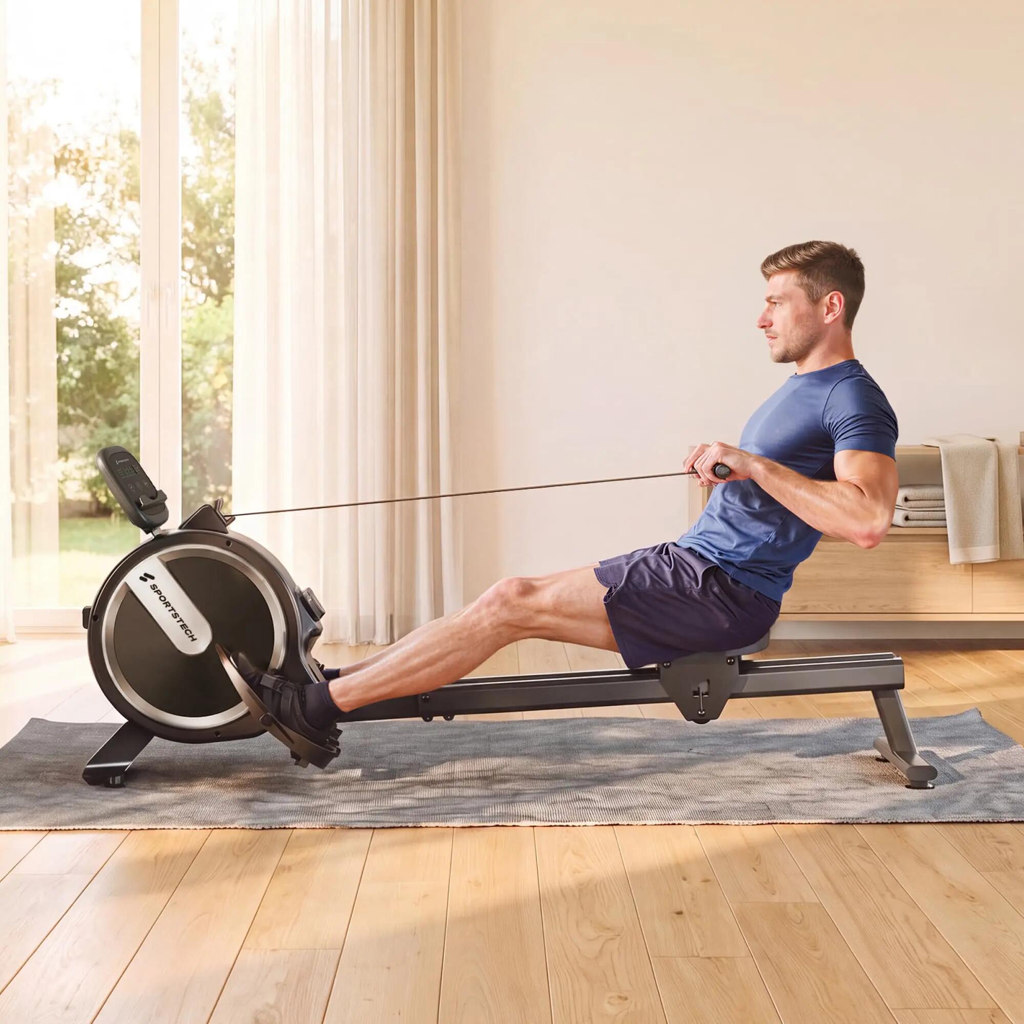 Unisex Fitness Roeitrainer Magnetische Rem App PROwer Lite 2/7