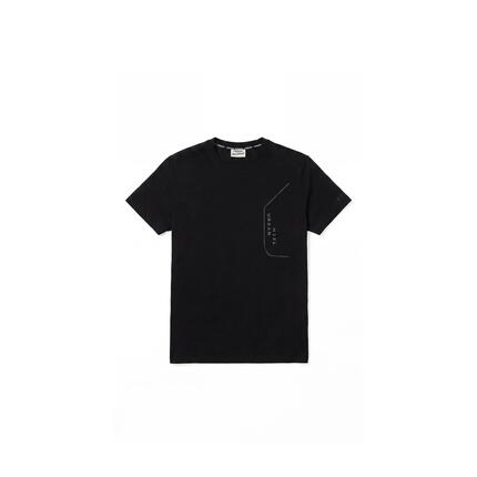 T-shirt hommes coupe classique en coton avec graphismes caoutchoutés