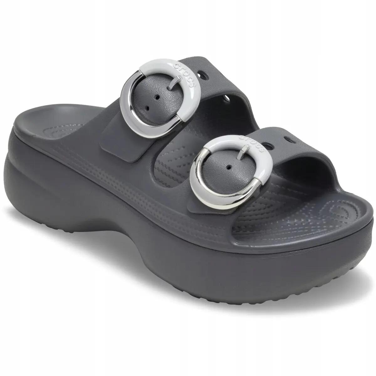 Felnőtt vízi klumpa puha talpú Crocs Saturday Platform Dipped Buckle Sandal 1/6