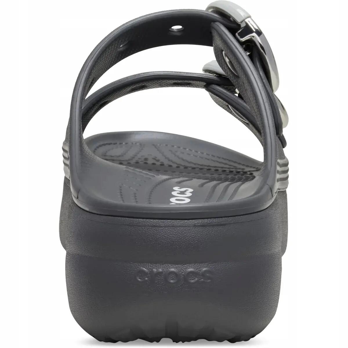 Felnőtt vízi klumpa puha talpú Crocs Saturday Platform Dipped Buckle Sandal 5/6