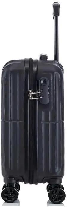 Maleta Equipaje de Mano 40x30x20cm (27L) Ruedas 360º Desmontables. ABS (Negro) 4/7