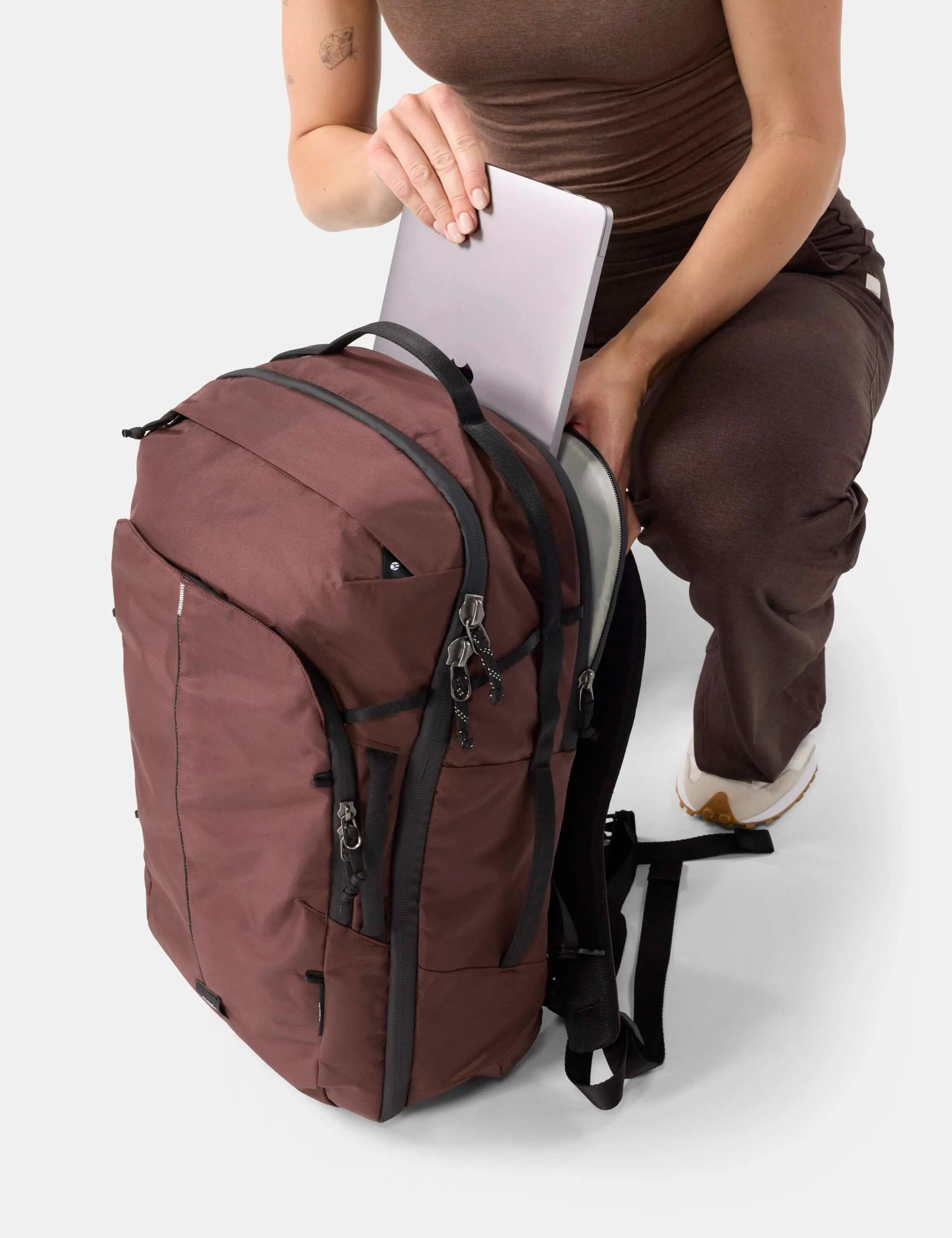 Erwachsene - Reise - Rucksack - handgepäcktauglich - weinrot 6/14