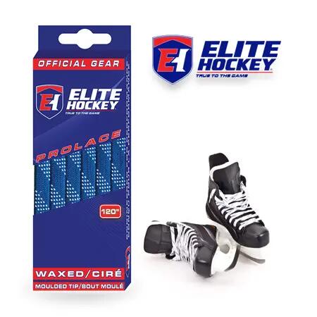 Laces Royal / White Waxed Molded Tip Laces 96" Light blue (royal)
