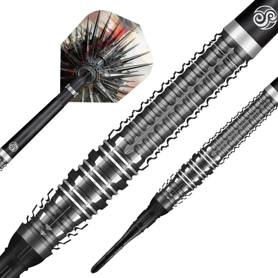 Gnarly Smasha 90% Tungsten Softtip Dartpijlen 5/7