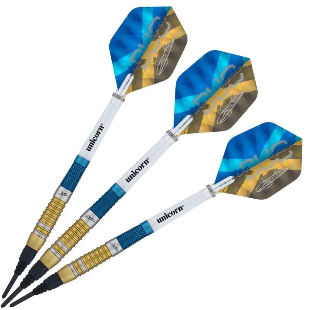 Gary Anderson Duo 80% Tungsten Softtip Dartpijlen 2/6