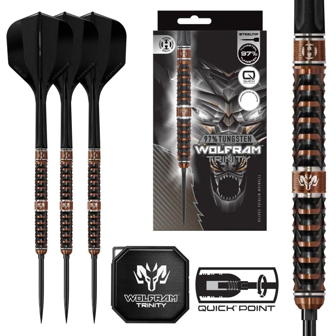 Wolfram Trinity 97% Tungsten Dartpijlen 2/7