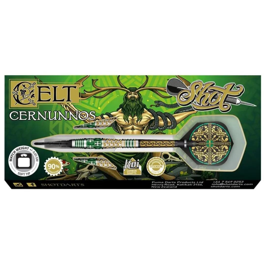 Celt Cernunnos 90% Tungsten Softtip Dartpijlen 5/5