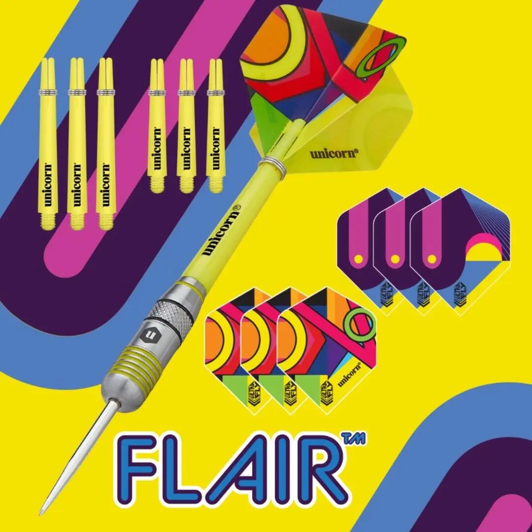 Flair 1 80% Tungsten Dartpijlen 4/6