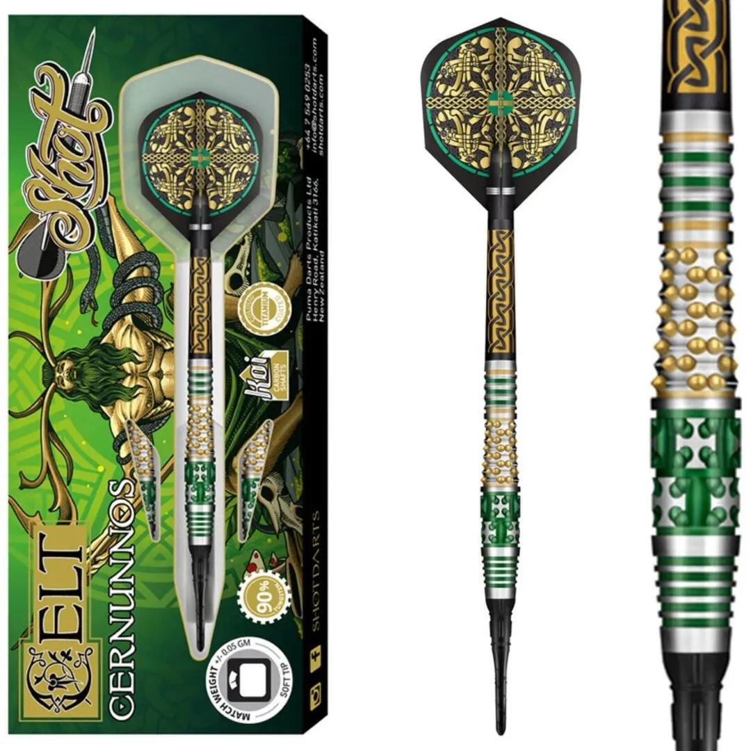 Celt Cernunnos 90% Tungsten Softtip Dartpijlen 3/5