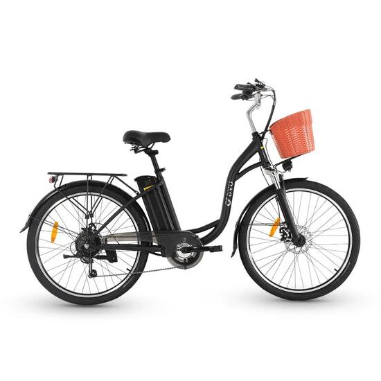 Miejski rower elektryczny C6 z niską ramą, 250 W, 36 V 12,5 Ah, zasięg 60 km