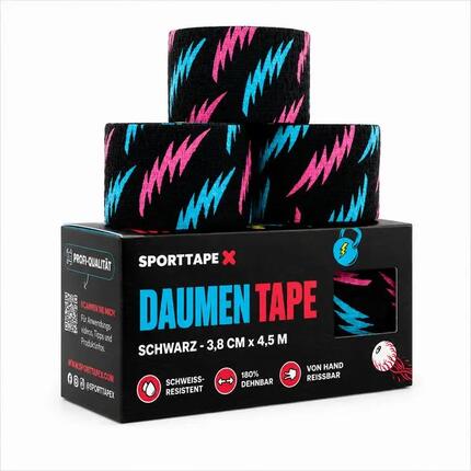 Unisex Gewichtheben Sport-Tape elastisch Punk SPORTTAPE Hook Grip