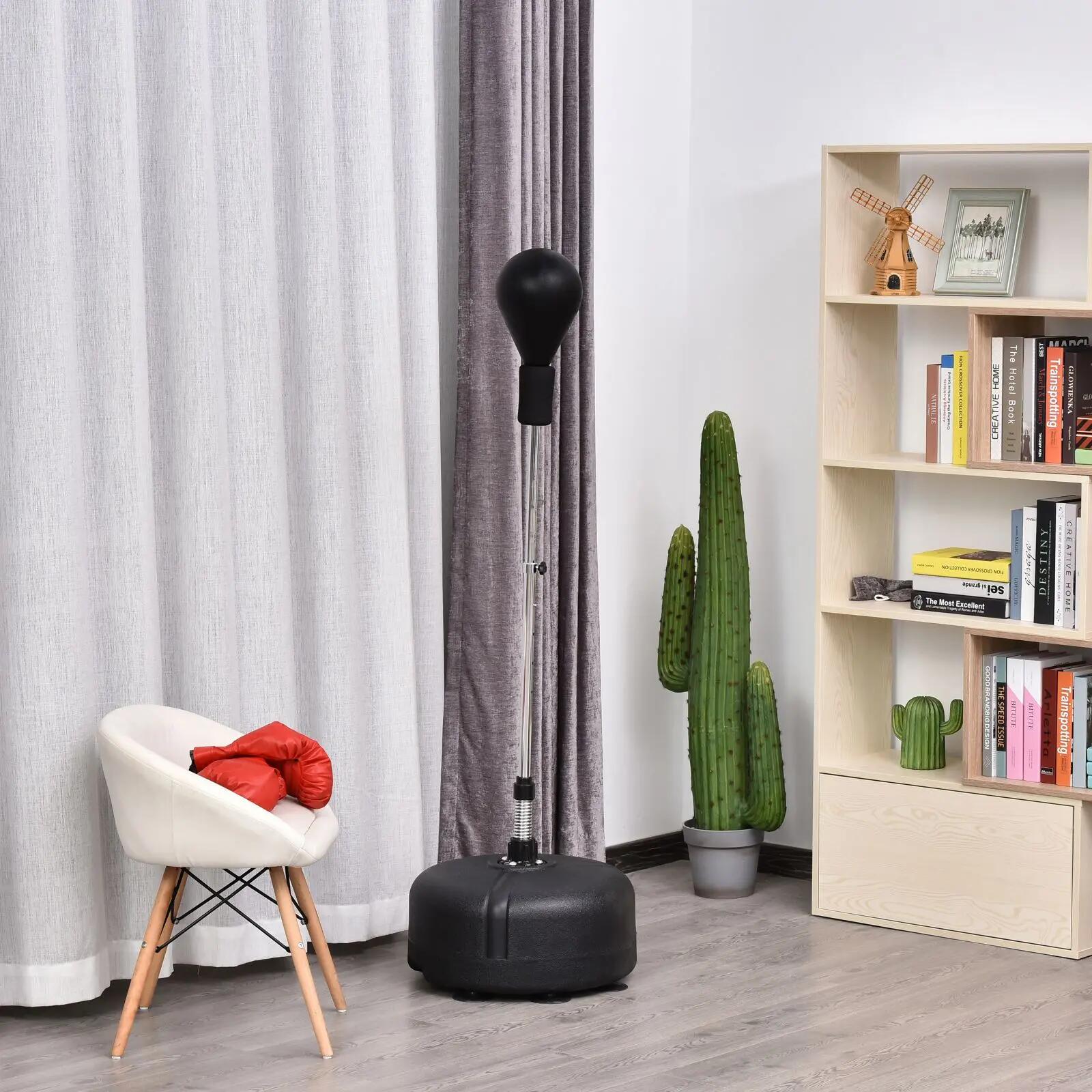 ensemble de frappe - boxe - adultes et adolescents - réglable 136-154 cm - noir 4/6