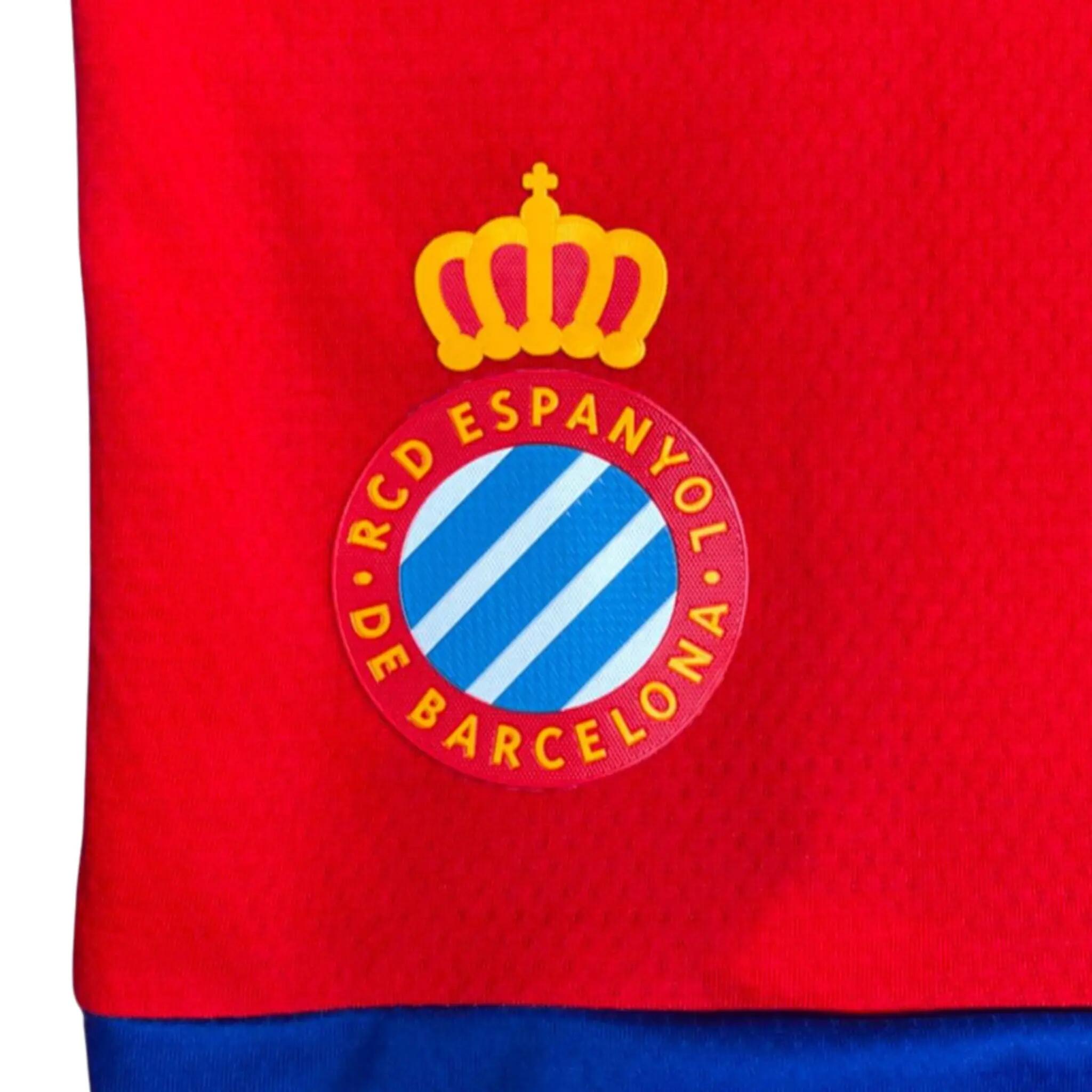 Kelme Short Rcd Espanyol 2ª Equipación 26-27 Rojo Unisex 4/4