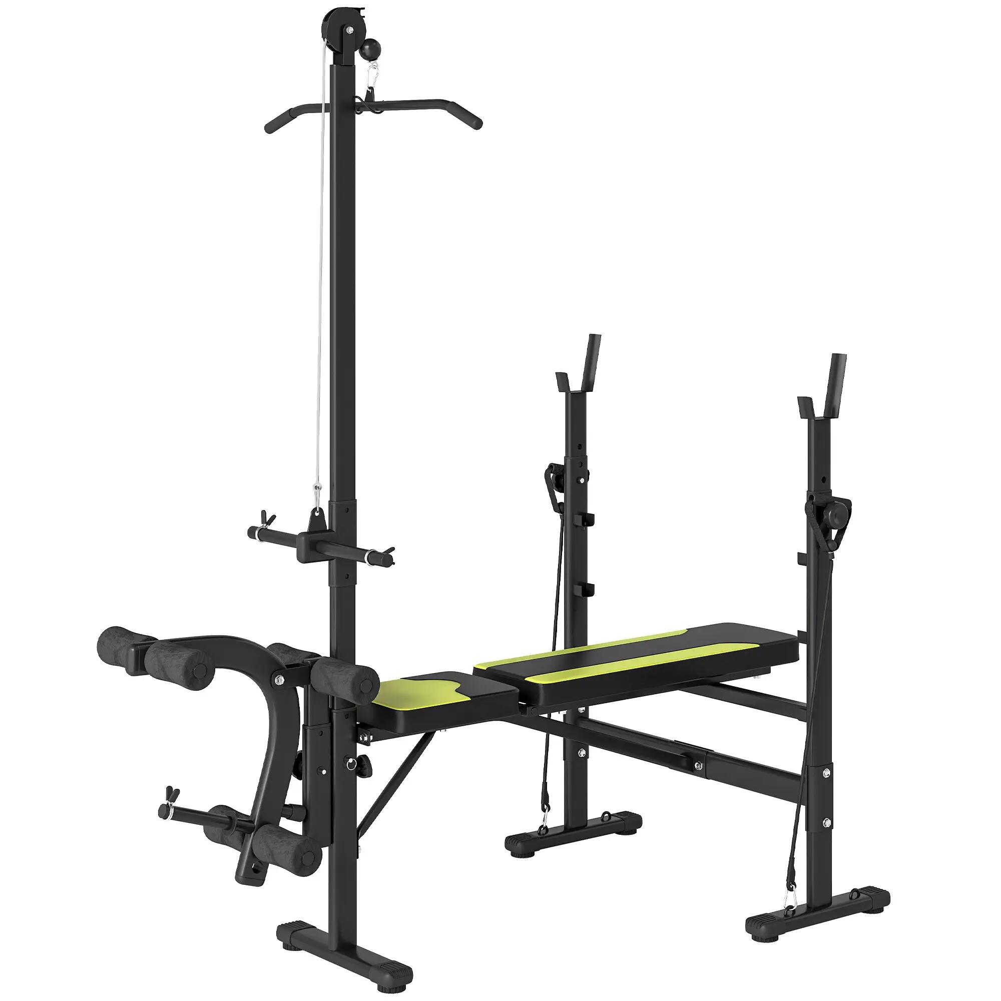 Banc de musculation pour des entraînements de fitness complets avec dossier 2/9