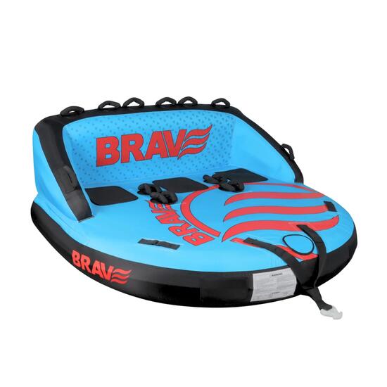 Aufblasbares BRAVE Schleppsofa für 3 Personen mit Rückenlehne