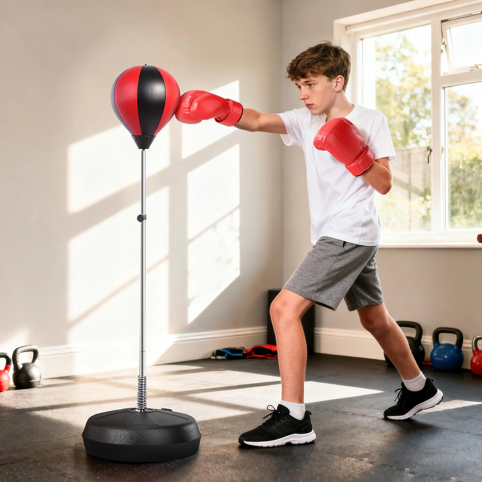 sac de frappe - boxe - unisexe - réglable, base lestable 4/6