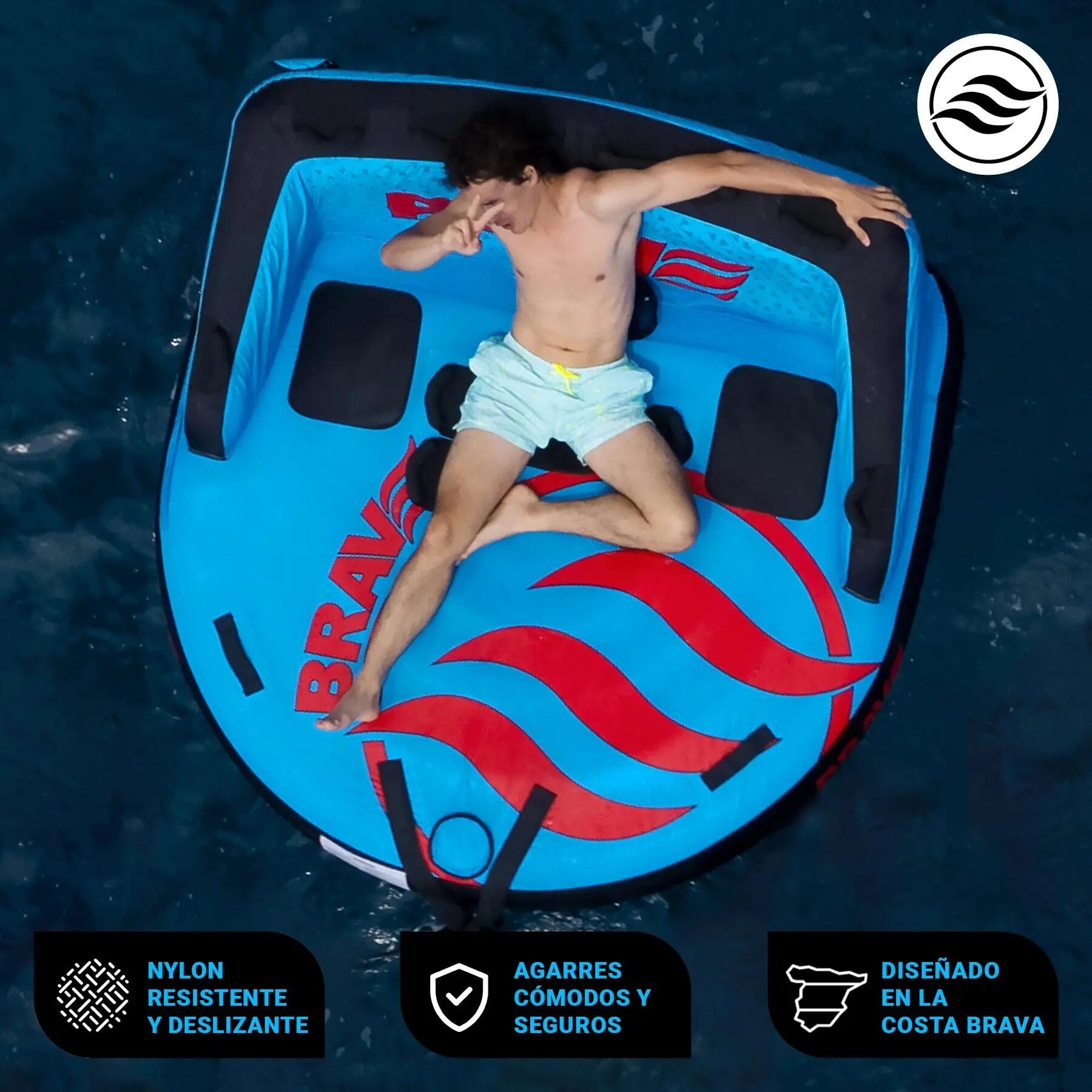 Sofá hinchable arrastrable BRAVE para 3 personas con respaldo 4/7