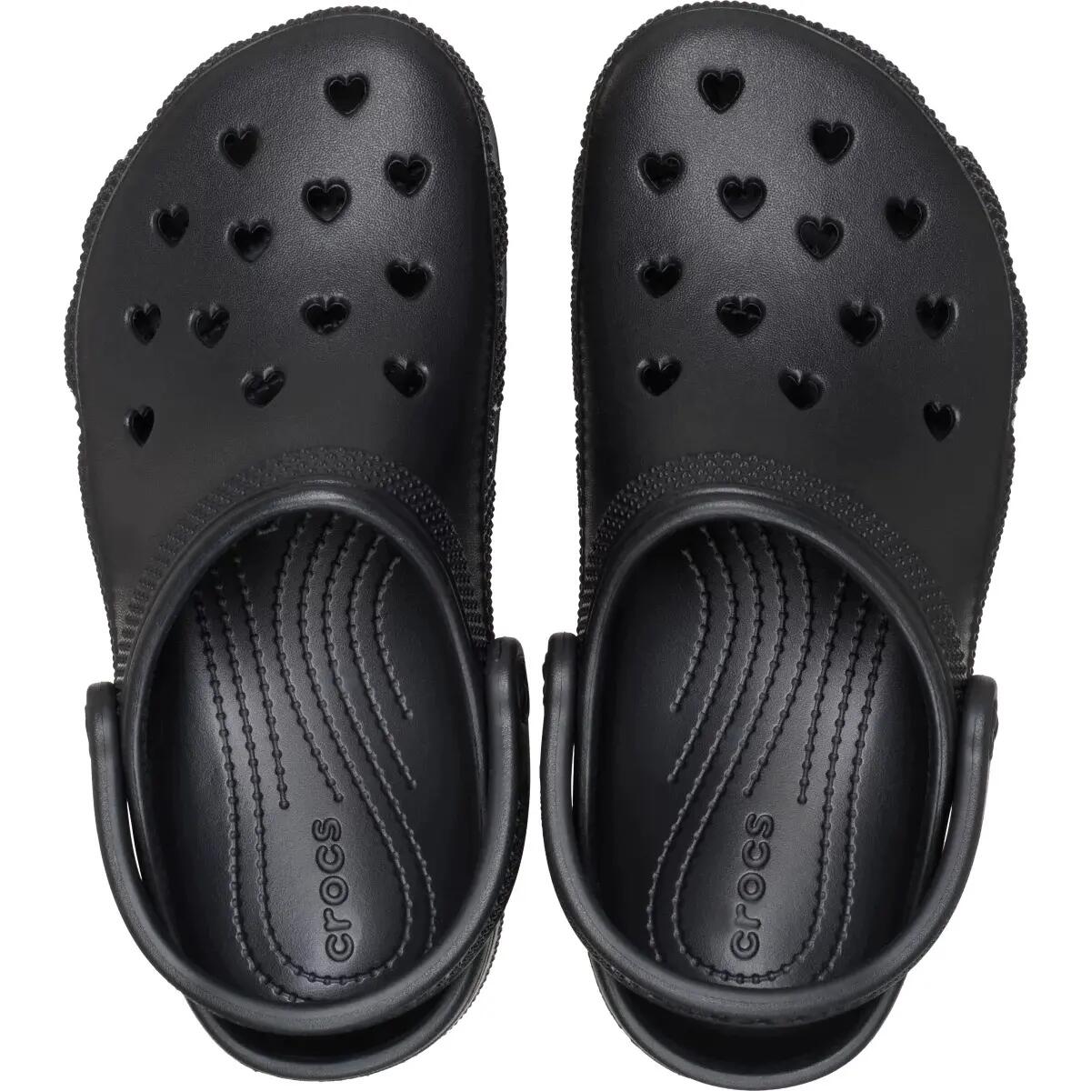 Felnőtt vízi klumpa puha talpú Crocs Classic Hearts Cut Out Clog 4/6