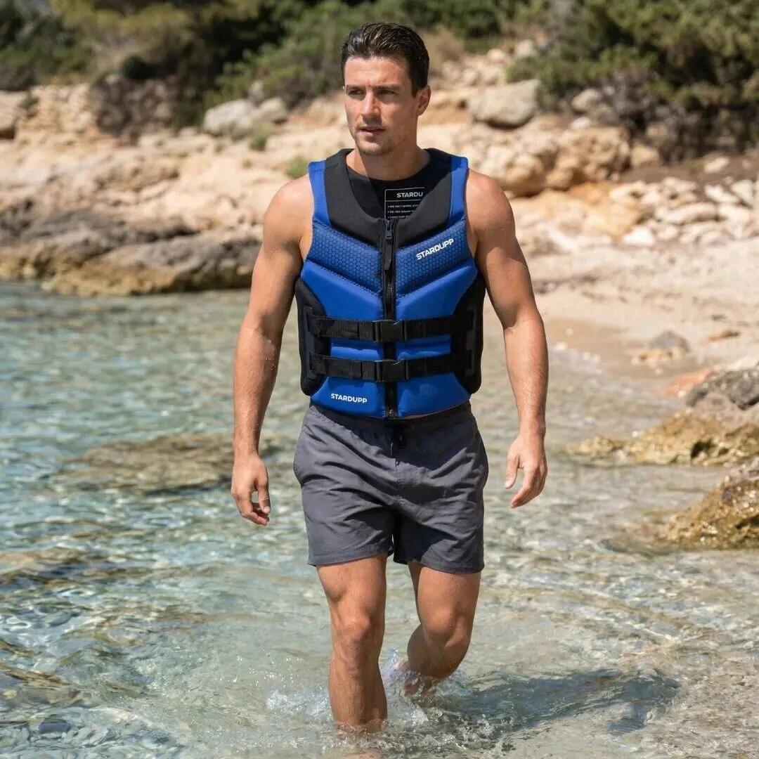 Iron Gilet en Néoprène Bleu S 7/7