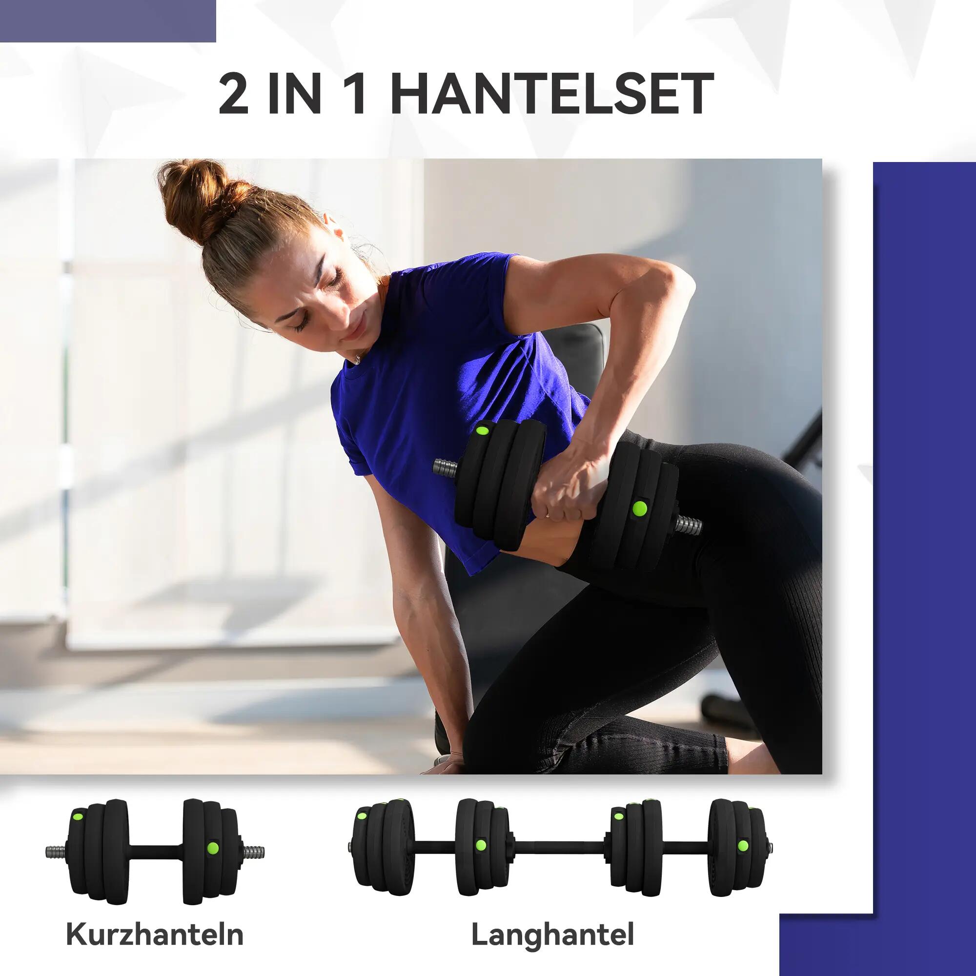 Ensemble d'haltères - Musculation - Ajustable, antidérapant 6/6