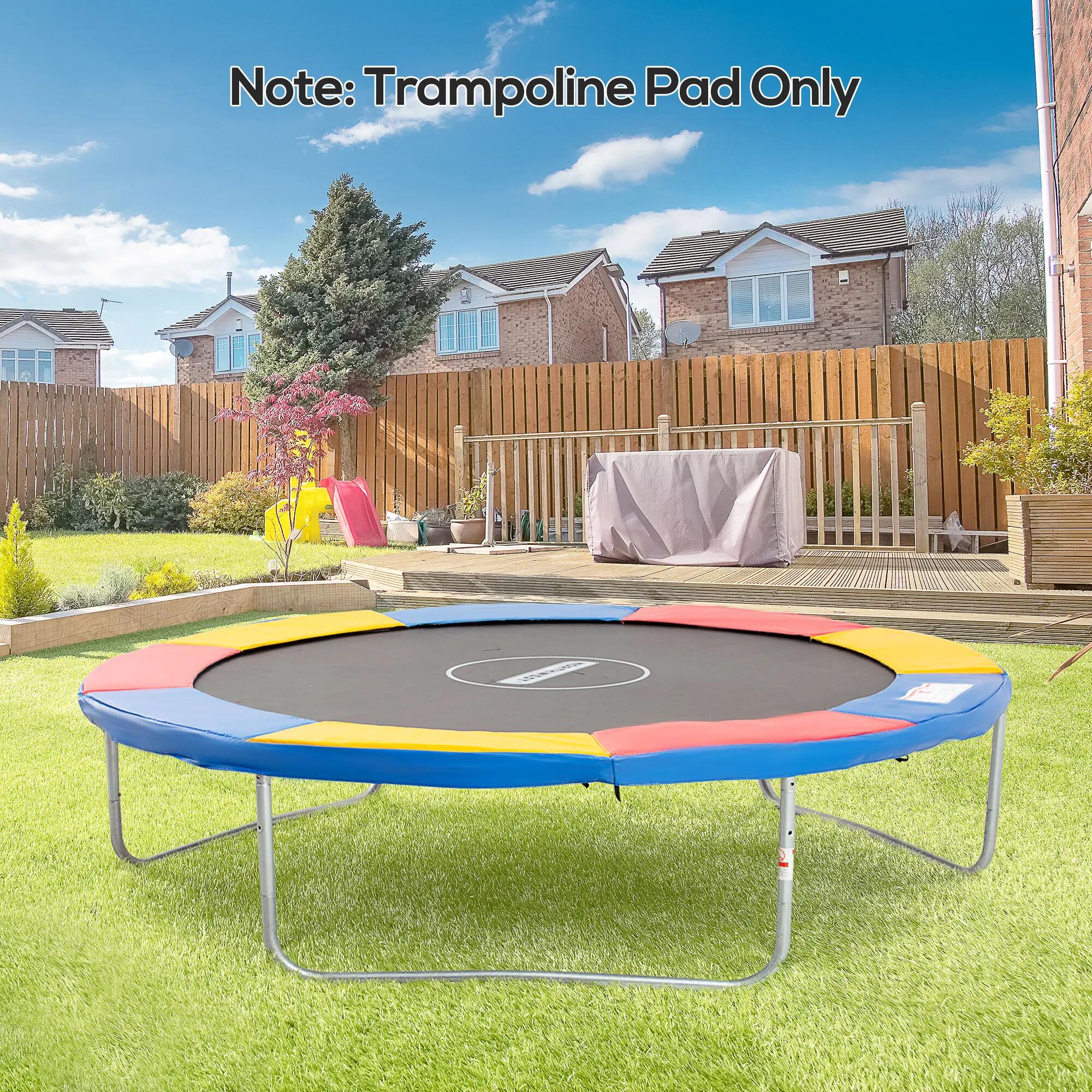 Coussin de protection trampoline - Forme physique et exercice - Multicolore 3/6