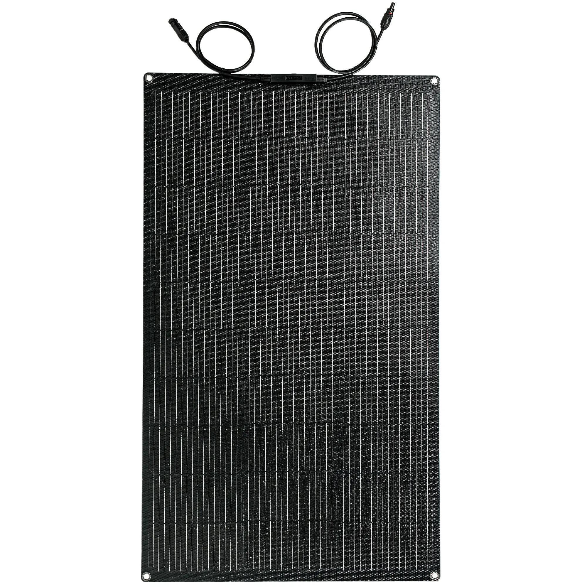 panneau solaire - camping - unisexe - 100 W, 18 V, étanche ip67 2/6