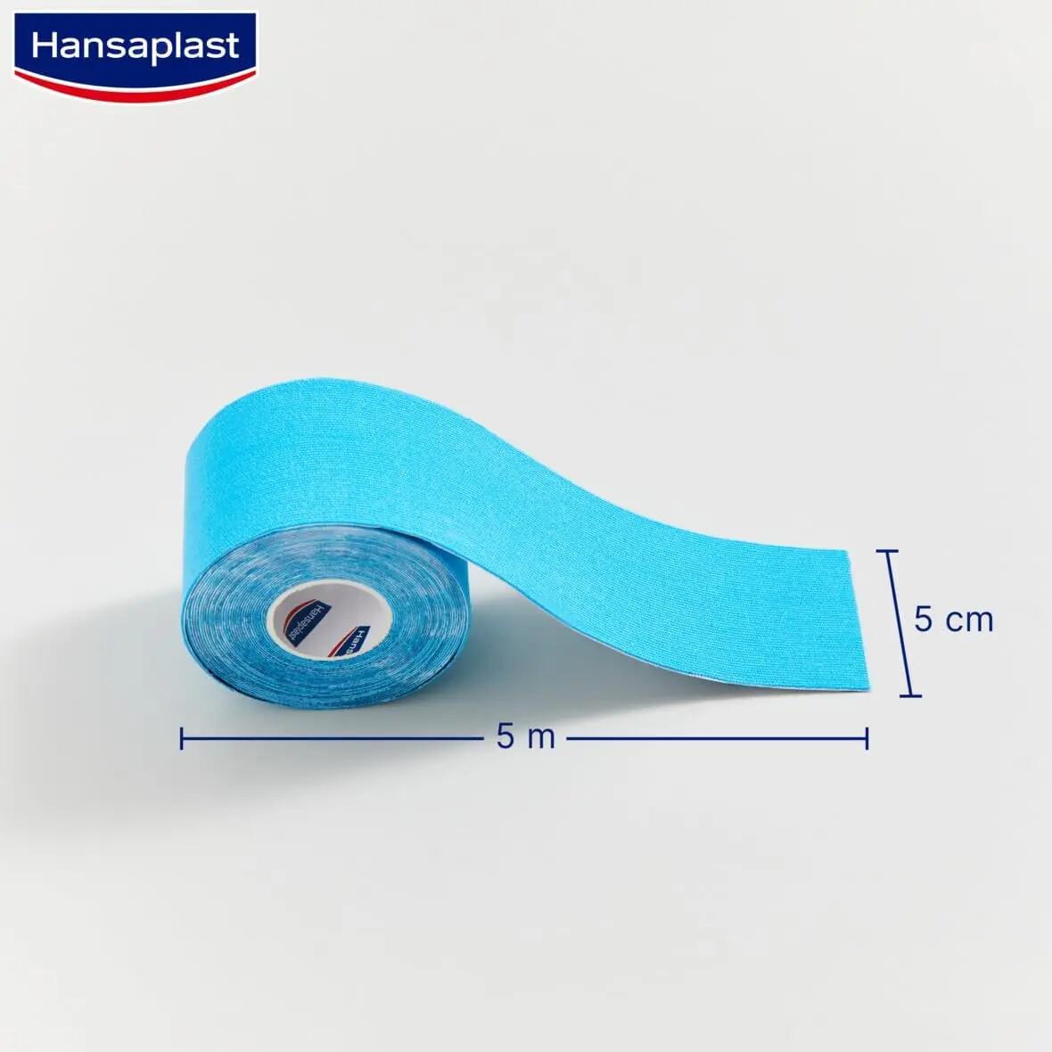 Unisexe Fitness Tape de sport imperméable Bleu Hansaplast 5 cm x 5 m 2/2