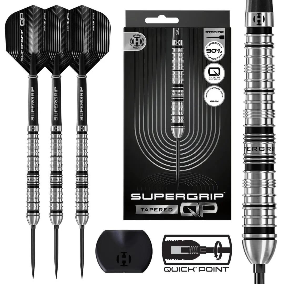 Supergrip QP Tapered 90% Tungsten Dartpfeile 2/7
