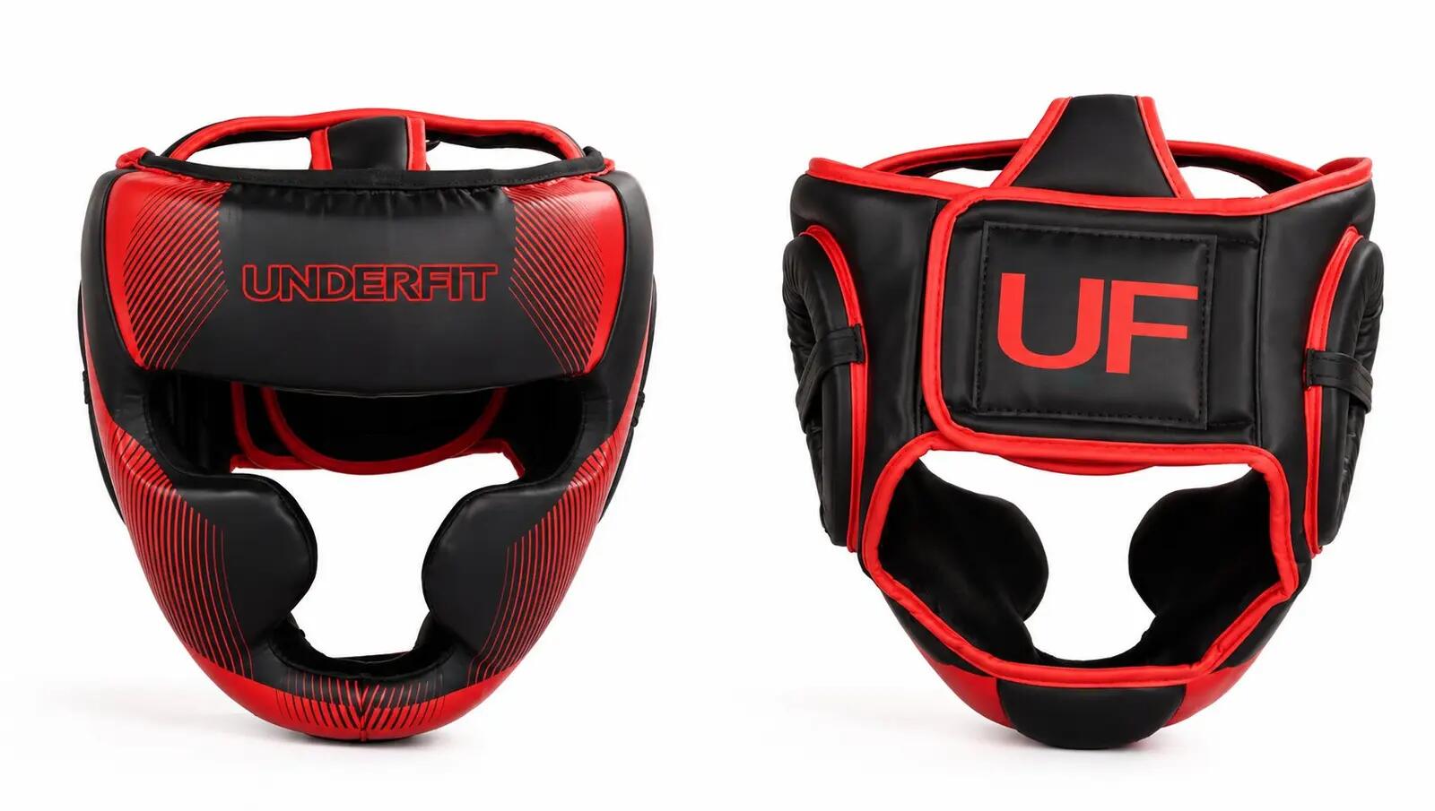 Kask bokserski UNDERFIT Core czerwony XL 2/7