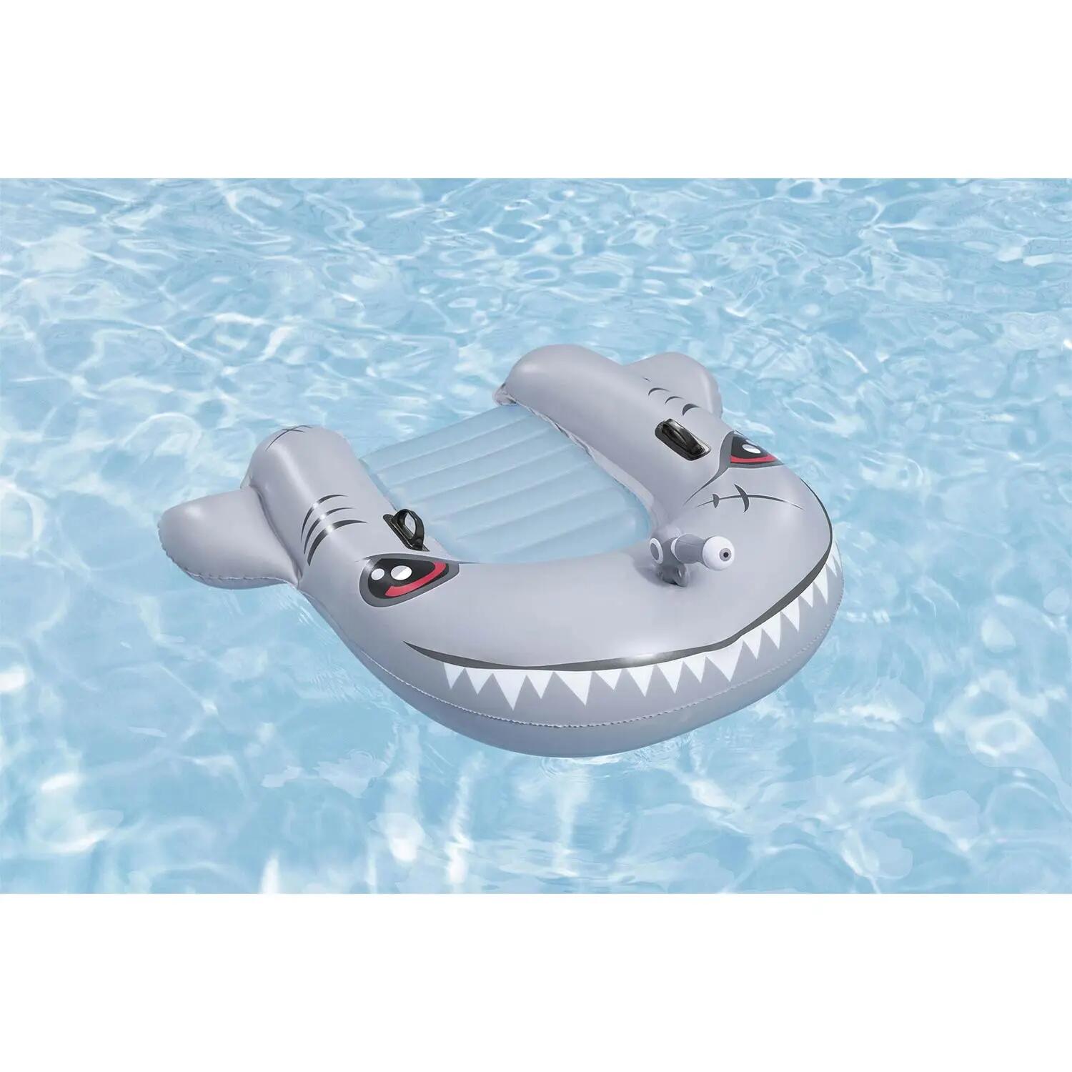 Pontonik dla dzieci Bestway Sharkventure ponton dmuchany do wody pływania samolo 6/14