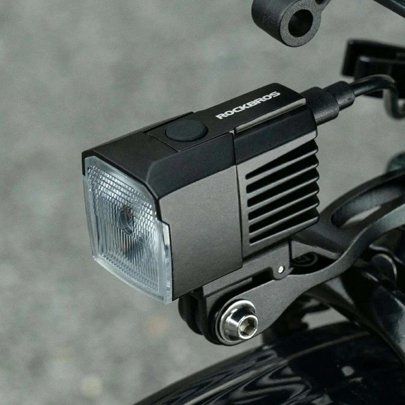Lampka rowerowa 1600 lm z zasilaniem zewnętrznym usb-c 5/5