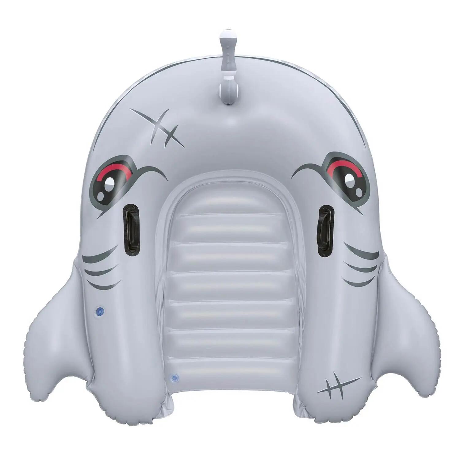 Pontonik dla dzieci Bestway Sharkventure ponton dmuchany do wody pływania samolo 3/14