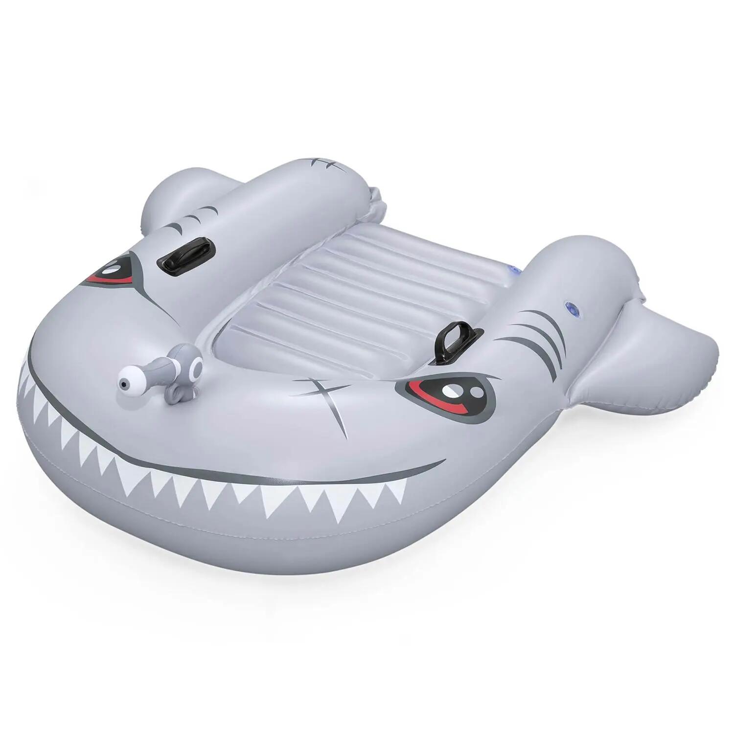 Pontonik dla dzieci Bestway Sharkventure ponton dmuchany do wody pływania samolo 2/14
