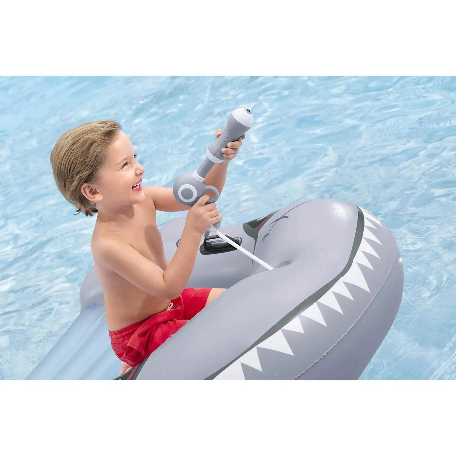 Pontonik dla dzieci Bestway Sharkventure ponton dmuchany do wody pływania samolo 12/14