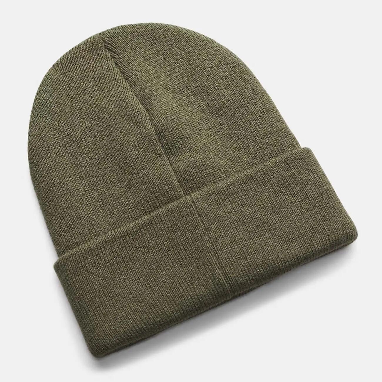 Berretto Unisex UA Halftime con Risvolto Verde Militare 3/3