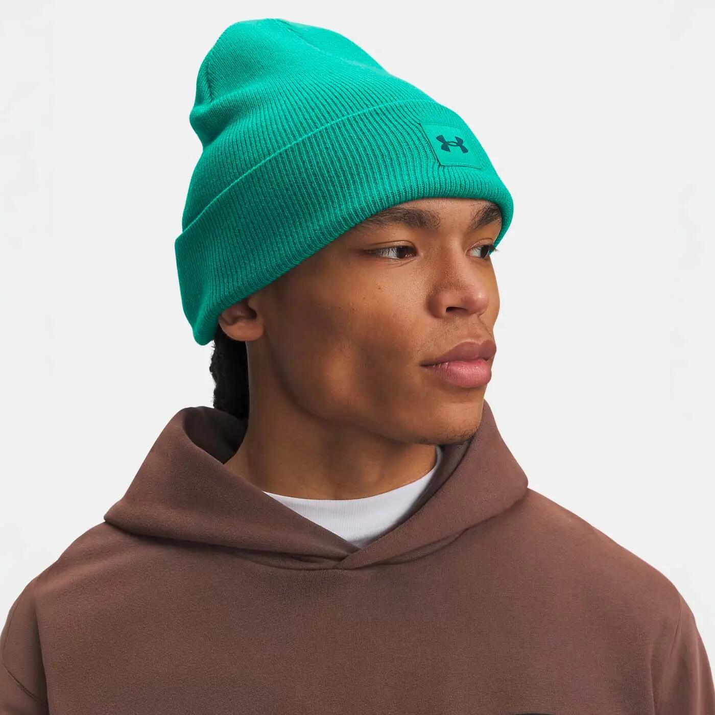 Berretto Unisex UA Halftime con Risvolto Geode Green 2/3