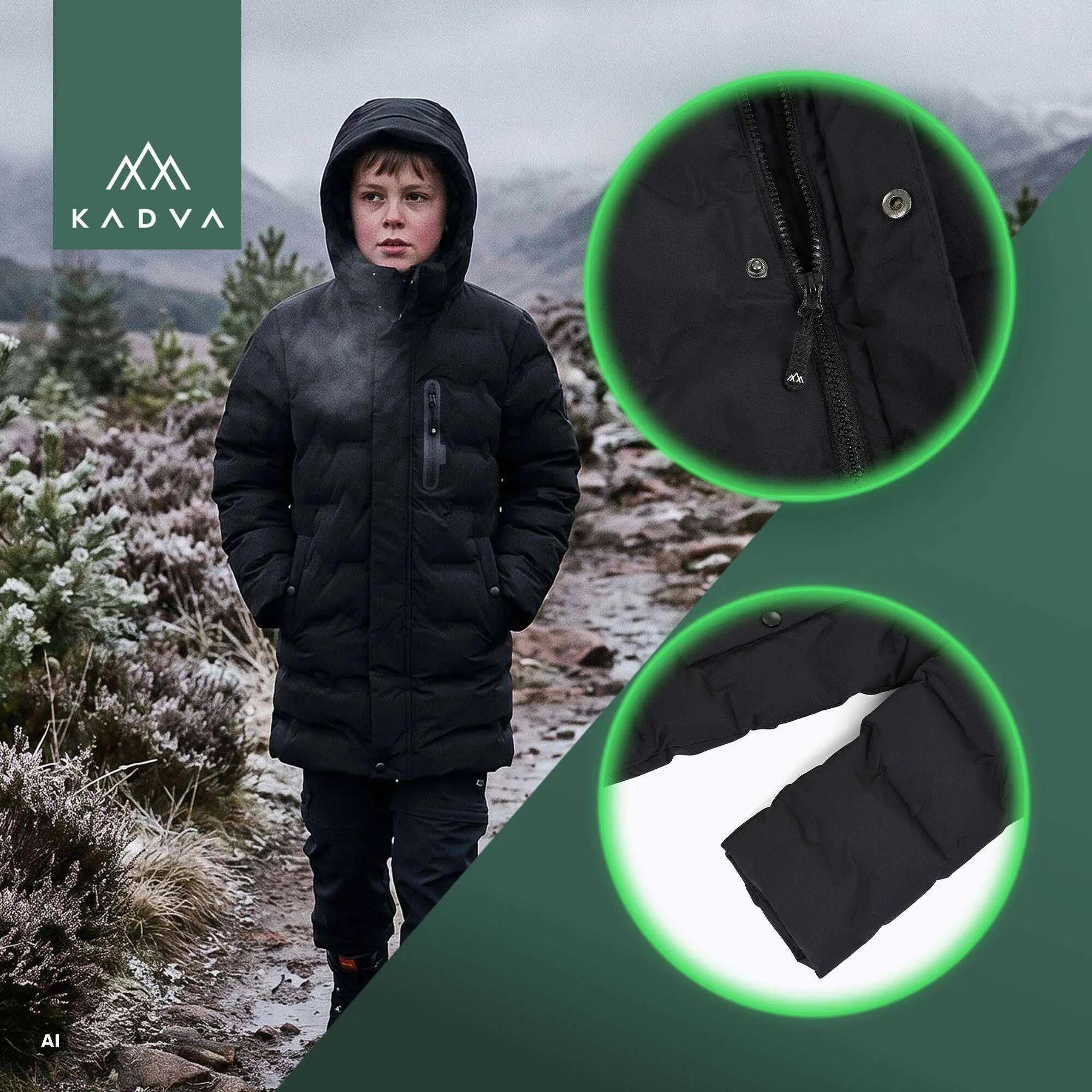 Kinder-Daunenjacke KADVA City Alpine JR 4/7