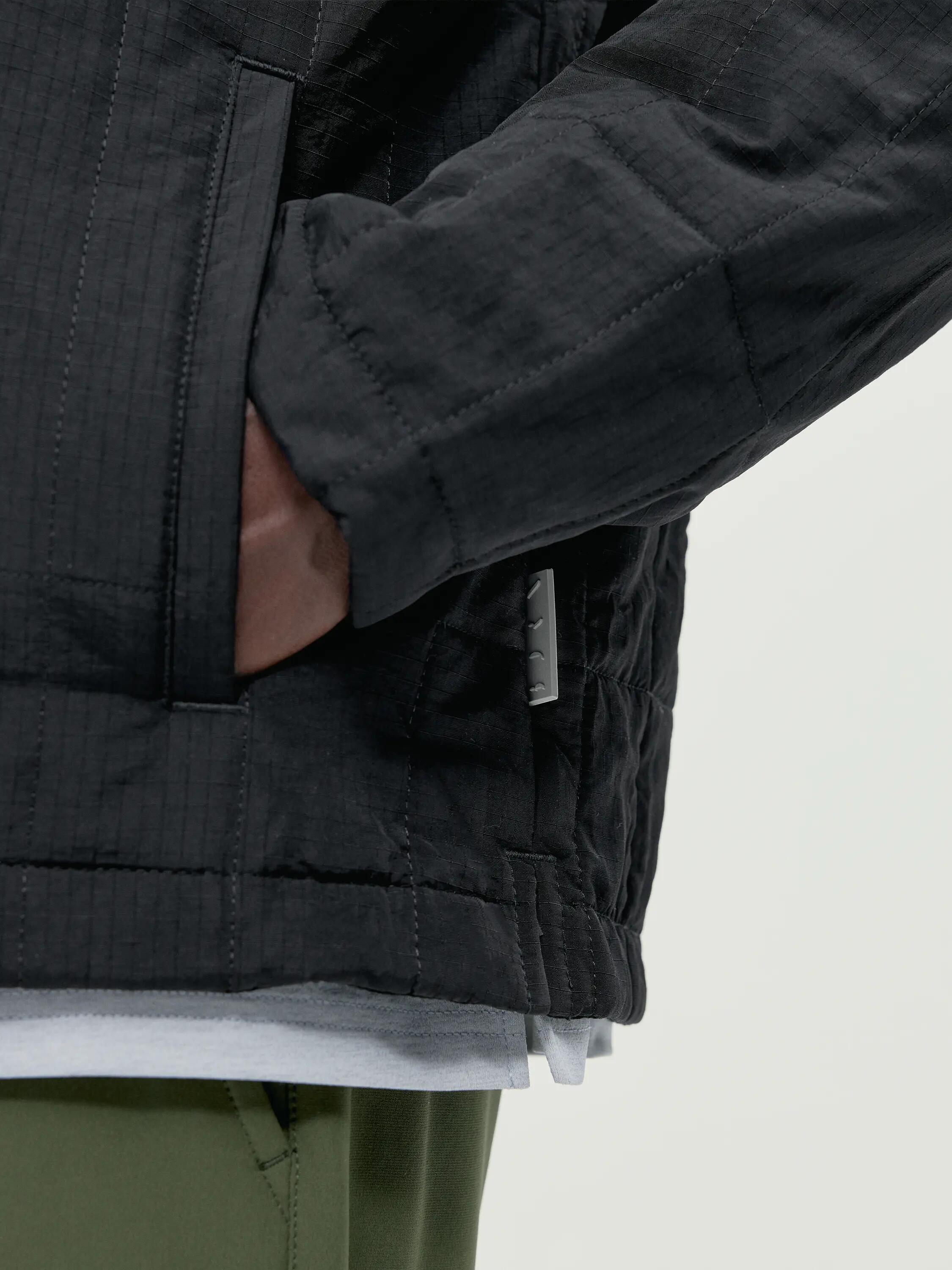 Cappotto sportivo uomo Misuri Tatto morbido chiusura con zip 5/8