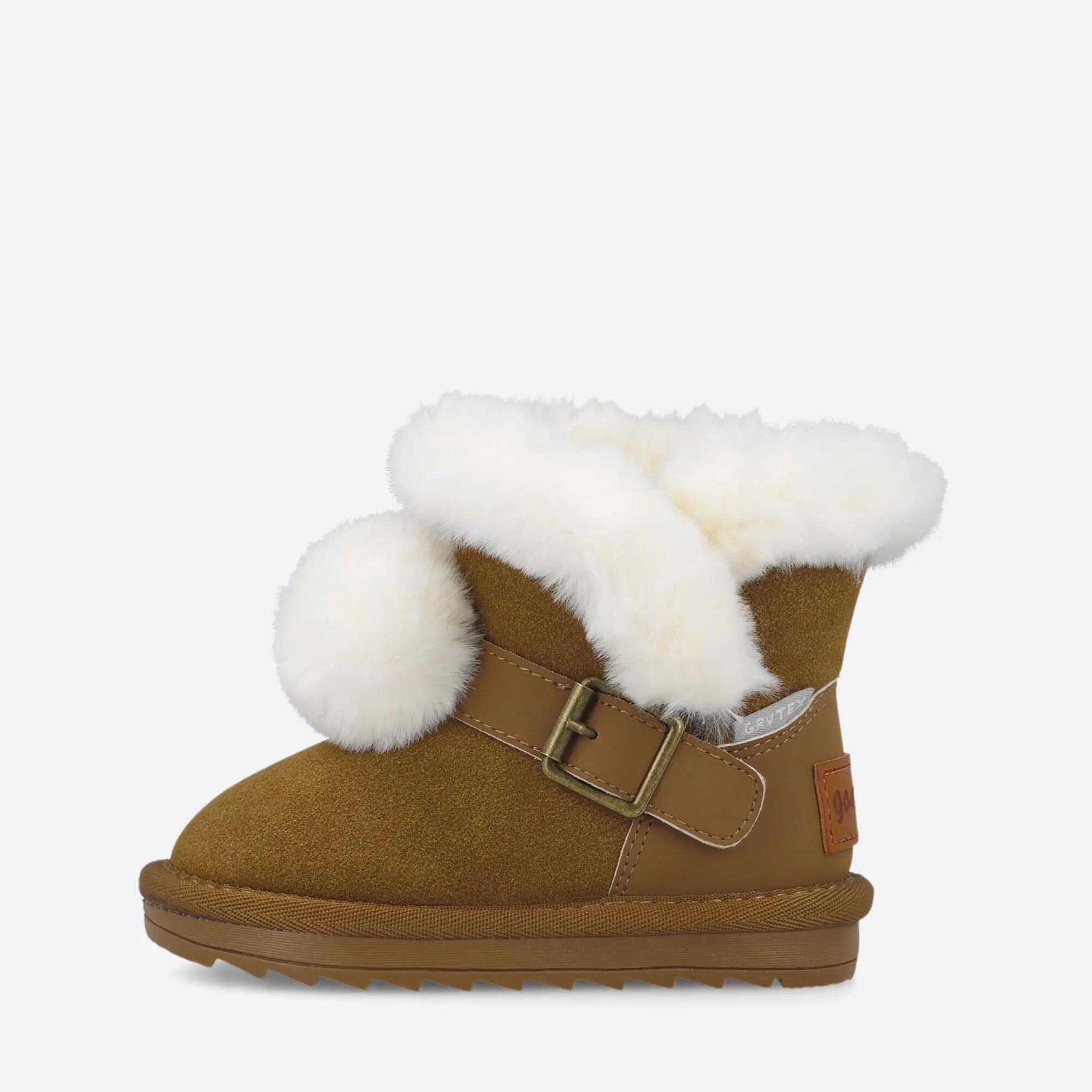 Botas  Menina Garvalín 261360A Marrom claro Fivela 5/5