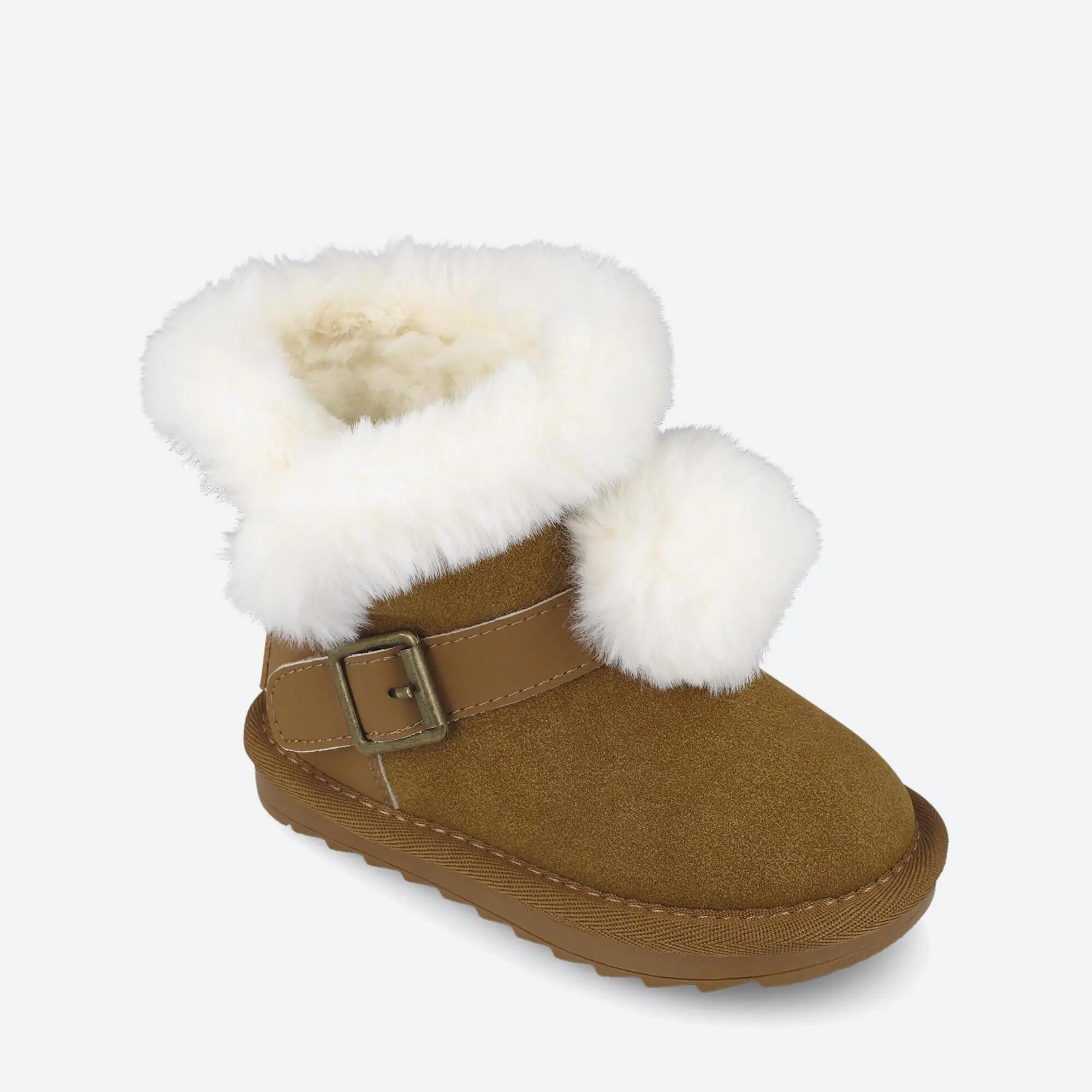 Botas  Menina Garvalín 261360A Marrom claro Fivela 4/5